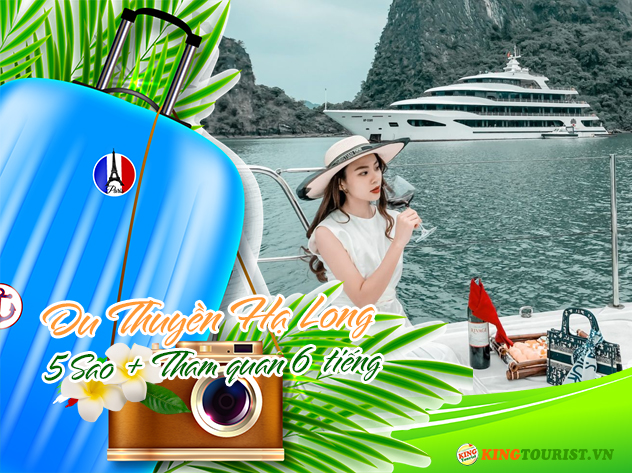 Tour du lịch Hạ Long: Du thuyền 5 sao - Thăm quan 6 tiếng đón khách tại Hà Nội/Hạ Long Tour du lịch Hạ Long: Du thuyền 5 sao - Thăm quan 6 tiếng đón khách tại Hà Nội/Hạ Long