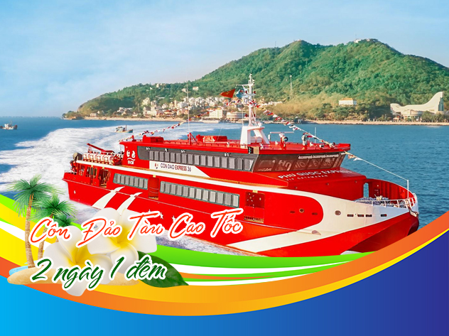 Tour du lịch Côn Đảo – Đầm Trầu – Mũi Cá Mập – Đỉnh Tình Yêu – Tàu cao tốc 5* Tour du lịch Côn Đảo – Đầm Trầu – Mũi Cá Mập – Đỉnh Tình Yêu – Tàu cao tốc 5*