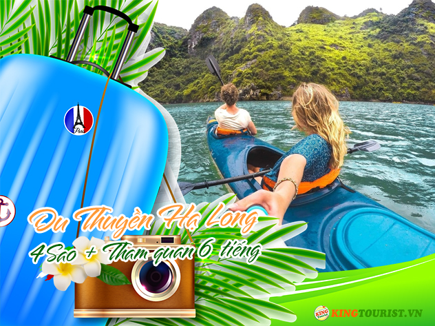 Tour du lịch Hạ Long: Du thuyền 4 sao - Thăm quan Vịnh 6 tiếng từ Hà Nội Tour du lịch Hạ Long: Du thuyền 4 sao - Thăm quan Vịnh 6 tiếng từ Hà Nội