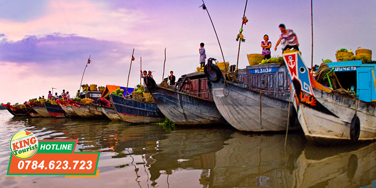 Chợ nổi Cái Bè